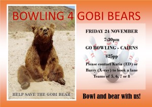 Bowling 4 Gobi bears 2017